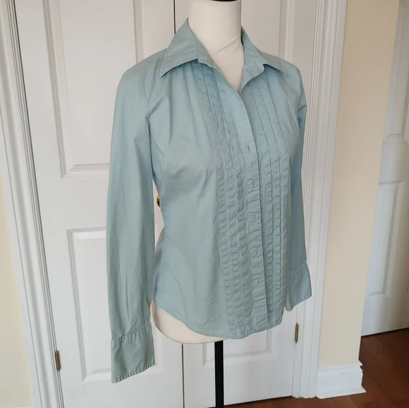 Tommy Hilfiger cotton button up blouse - Picture 4 of 12